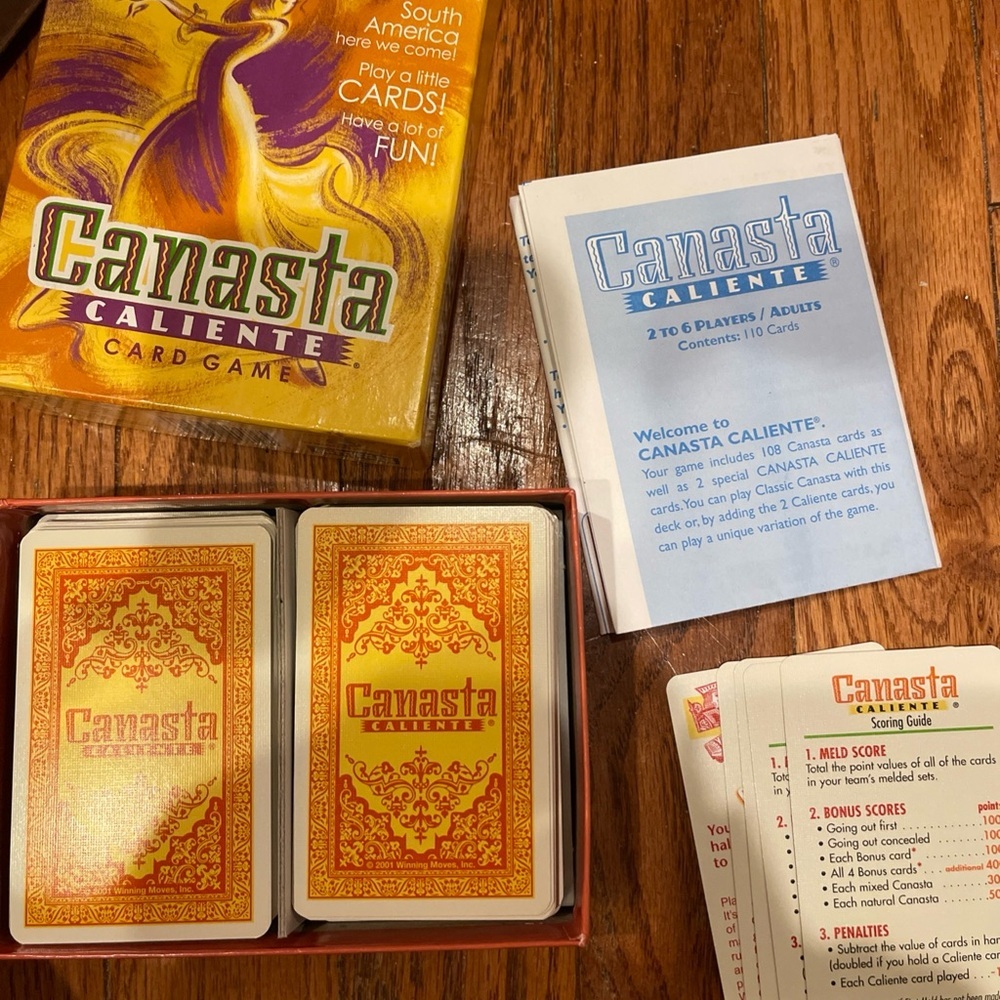 Hasbro Canasta Caliente Card Game